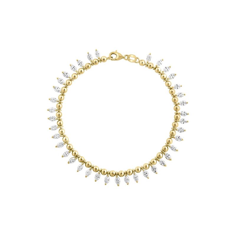 Effy Fine Jewelry 14k 2.70 Ct. Tw. Lab-Grown Diamond Chain Bracelet